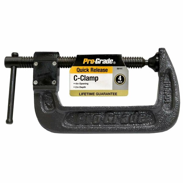 Pro-Grade 4 in. Quick Release C-Clamp 59141